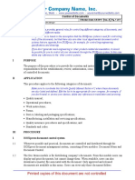 ISO 13485 Operational Procedure QOP-42-01 (A) Control of Documents PDF