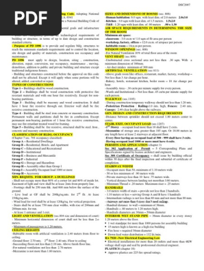 Pd 1096 National Building Code 2007 Pdf Stairs Land Lot