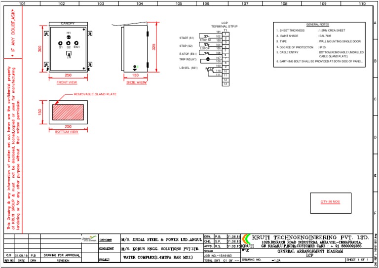 LCP Wall Mounting Panel Specifications | PDF | Science & Mathematics ...