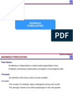 3.0 Business Forecasting