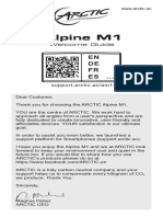 Alpine m1 Installation Manual English