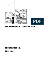 Newspaper Cartoon'S: Registration No. - Roll No.
