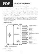 Control A DC Motor With An Arduino