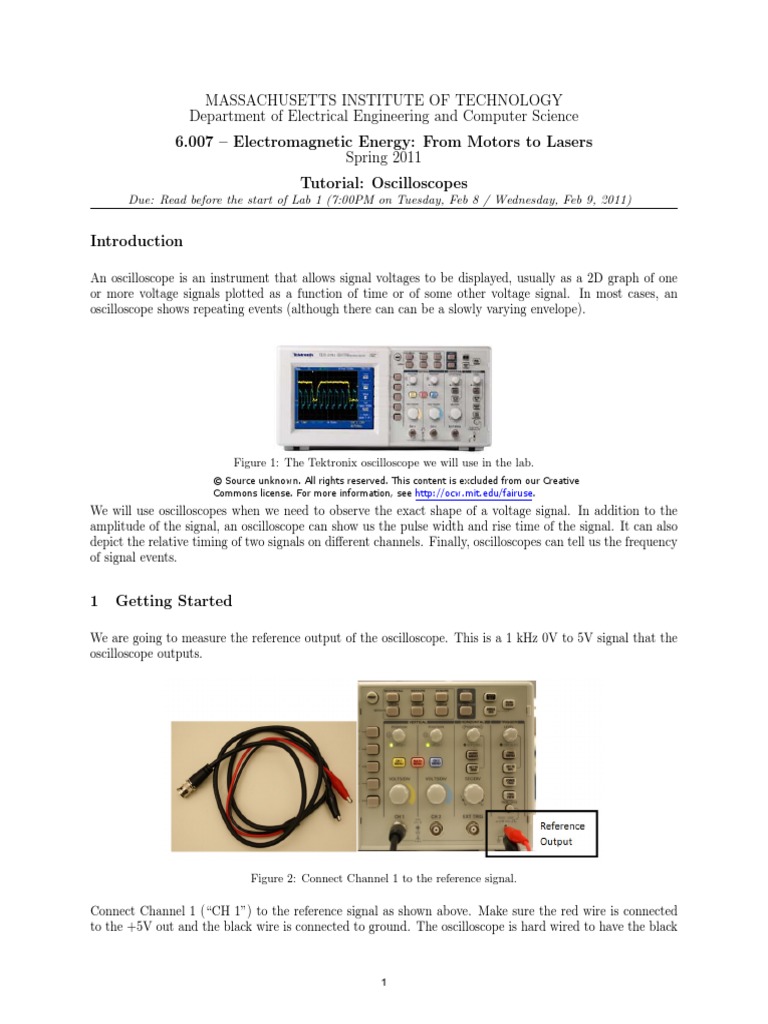 Oscilloscopes Tutorials Circuit Diagram