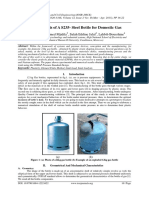 Limit Analysis of A S235-Steel Bottle For Domestic Gas