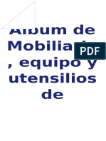 Mobiliario, Equipo y Utensilios de Restaurantes