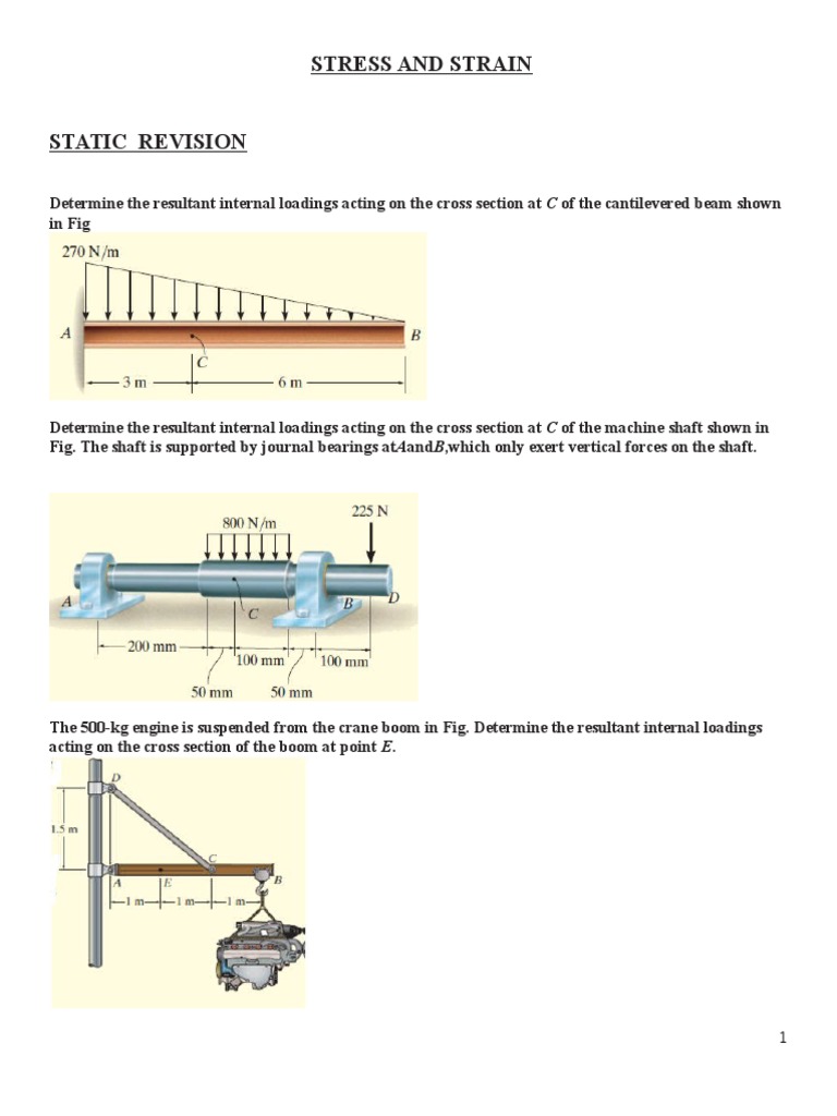 Stress and Strain | PDF | Deformation (Mechanics) | Stress (Mechanics)