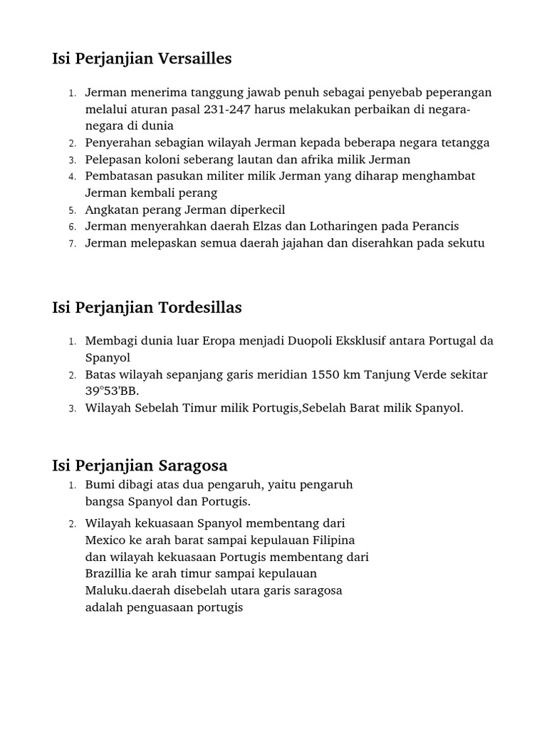 Isi Perjanjian Versailles Pdf