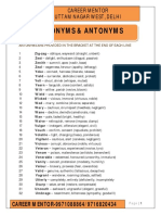 Antonyms NDA S02