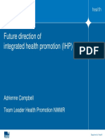 Adrienne Campbell - Future Direction of Integrated Health Promotion IHP PDF