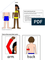 Parts of The Body Flash Cards: How To Shrink The Print Size