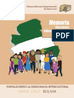 Memoria OEP Elecciones Subnacionales - SC PDF