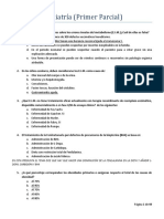 Preguntas Prediatría Primer Parcial