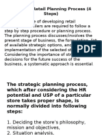 4 Steps Strategic Retail Planning Process