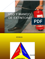 Uso y Manejo de Extintores