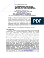 2012 Makalah 09 Jurnal Sisfotenika-Edhy Sutanta-Khabib Mustofa-Strategi Pengembangan Web Service Untuk Integrasi Inter Sistem E-Governement Di Pemerintah Kabupaten Bantul Yogyakarta