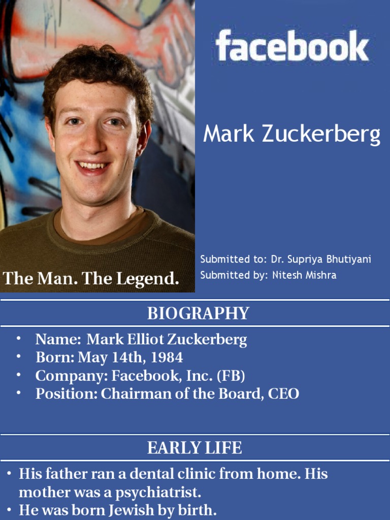 Mark Zuckerberg Pdf