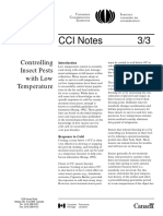 CCI Notes 3/3: Controlling Insect Pests With Low Temperature