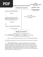 Hooper v. Jones, 10th Cir. (2013)