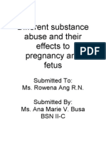 Different Substance Abuse and Their Effects to Pregnancy and Fetus