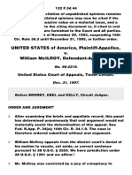 United States v. McIlroy, 132 F.3d 44, 10th Cir. (1997)