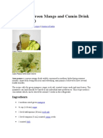 04 Green Mango and Cumin Drink (Aam Panna)