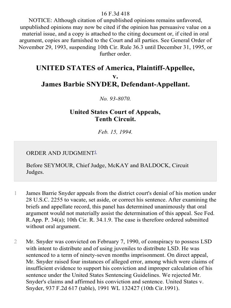 Appeal of 28 U.S.C. 2255 Motion Denied | PDF | Precedent | Common Law