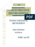 Director Deportivo