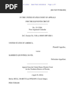 United States v. Karriece Quontrel Davis, 11th Cir. (2016)