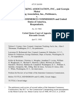 American Trucking Association, Inc., and Georgia Motor Trucking Association, Inc. v. Interstate Commerce Commission and United States of America, 672 F.2d 850, 11th Cir. (1982)