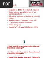Lincoln company 
