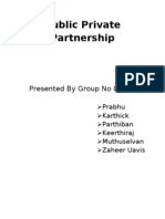 Public Private Partnership: Presented by Group No 8