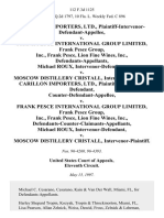 Carillon Importers v. Pesce Int'l, 112 F.3d 1125, 11th Cir. (1997)