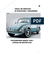 Volkswagen Sedàn 1600 I Letras de Motor Acd