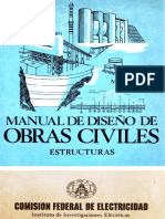 Manual de Diseño de Obras Civiles Estructuras - Comisión Federal de Electricidad PDF