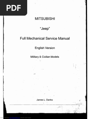 4DR5 ENGINE Jeep 整備解説書　三菱自動車 ジープ J55 4DR5】無料ダウンロード サービスマニュアル 整備書