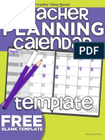 Blank Calendar Template 2015 16tn