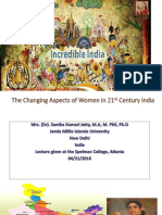 Changing Aspects of Women in 21st Century India