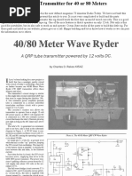 A One Tube QRP Transmitter For 40 or 80 Meters