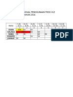 Jadual Penguunaan Frog