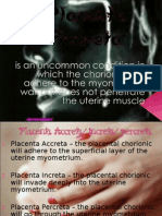 Placenta Accreta Report