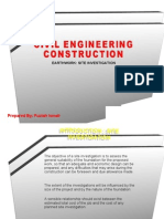 Prepared By: Fuziah Ismail: Earthwork: Site Investigation