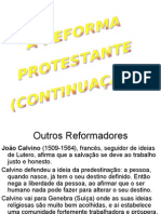 1-A Reforma Protestante continuação