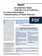 Urinary Tract Infection Rates Associated With Re-Use of Catheters in Clean Intermittent Catheterization of Male Veterans - ProQuest PDF