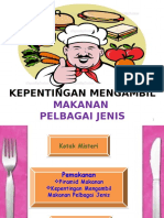 Kepentingan Mengambil Makanan Pelbagai Jenis