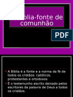 5-A Bíblia-fonte de comunhão, João Lima e Miguel Santos 8ºA