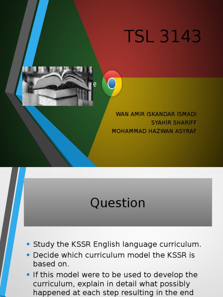 KSSR English Curriculum Overview | PDF | Curriculum | Educational ...