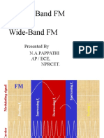 Narrow-Band FM and Wide-Band FM: Presented by N.A.Pappathi Ap / Ece, Nprcet