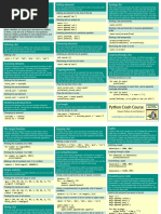 Beginners Python Cheat Sheet PCC Lists