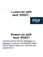 Power On Self Test